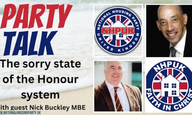 NHPUK “Party Talk” The British Honours System with special guest Nick Buckley MBE