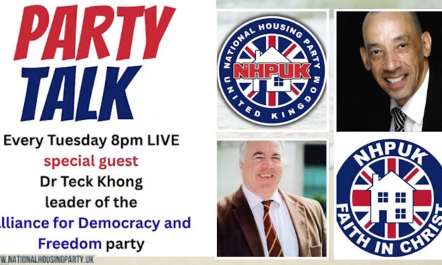 NHPUK “Party Talk” “Lockdowns” The greatest scam in recent times with special guest Dr Teck Khong